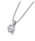 White  gold pendant with  Diamonds